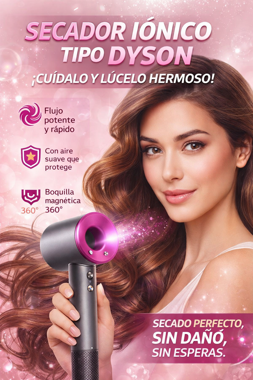 Secador Ionico tipo DYSON